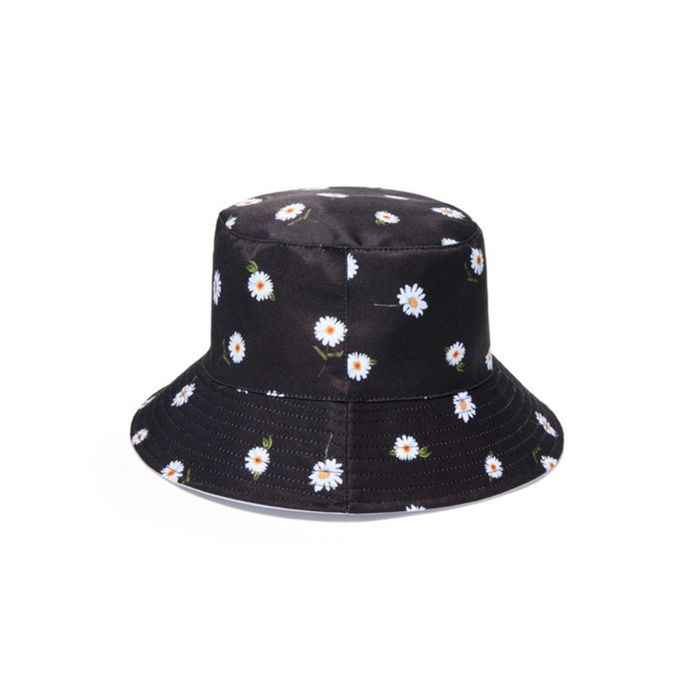 Alice + Olivia - Daisy Print Reversible Bucket Hat